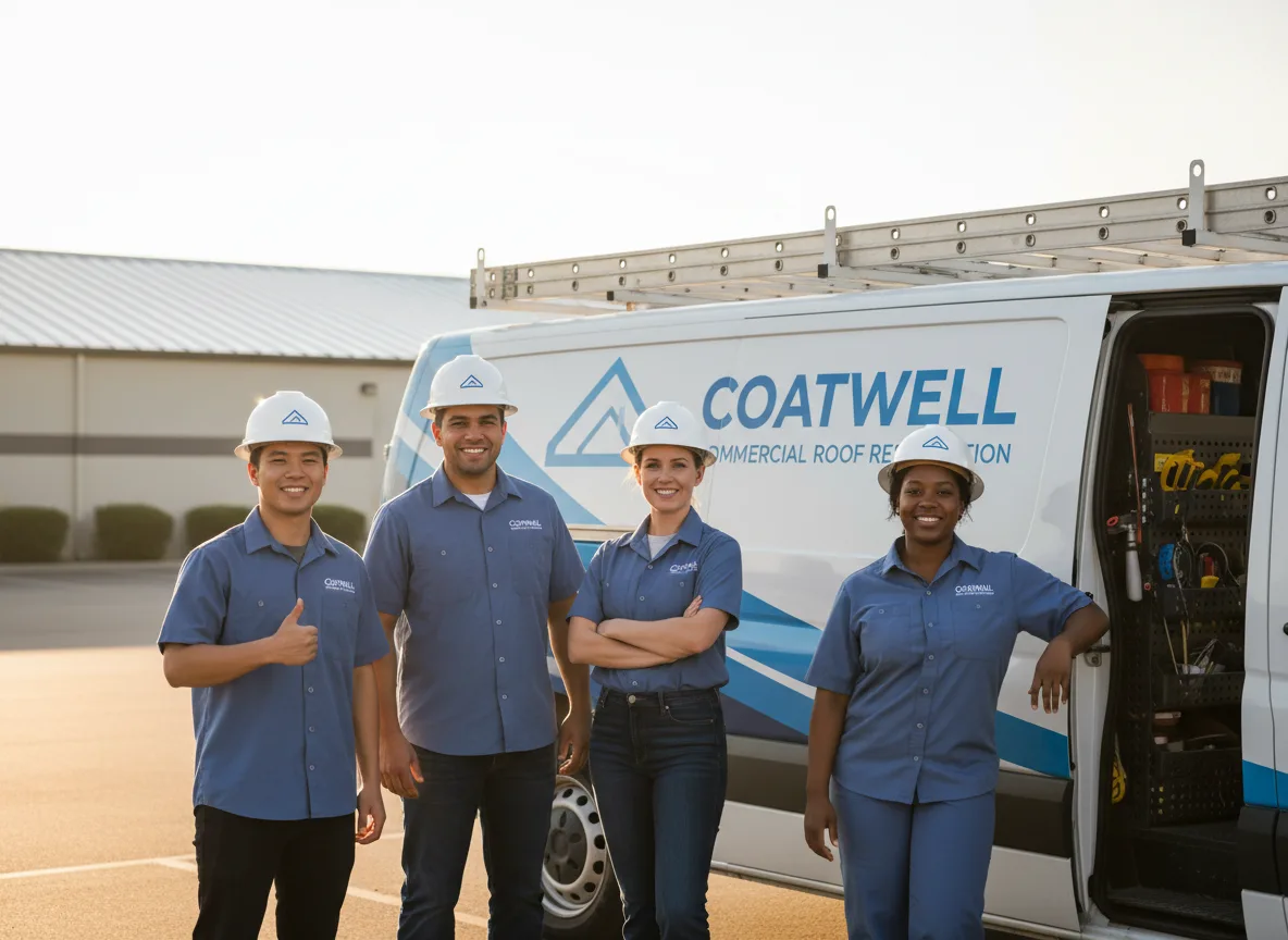 Commercial roof coating company in Fowler, OH